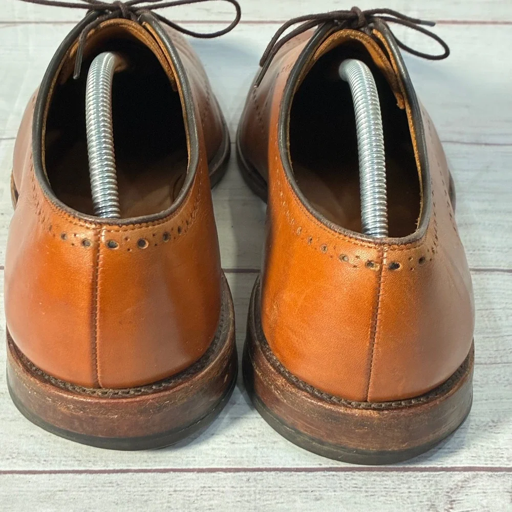 Allen Edmonds McAllister Wingtip‎ Oxford Mens 10.5D Brown Brogue 6205
